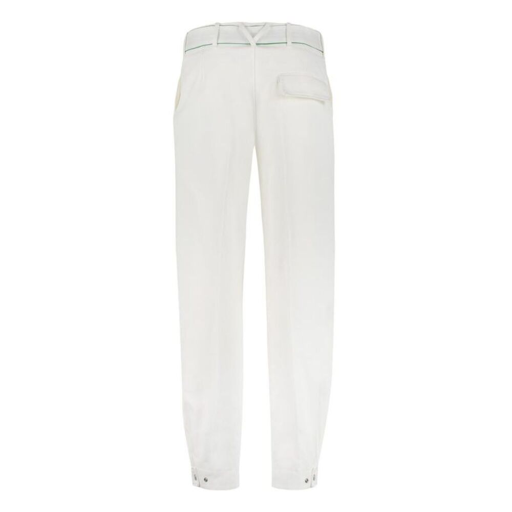 BOTTEGA VENETA Tailored Wool Trousers Men WHITE Pants